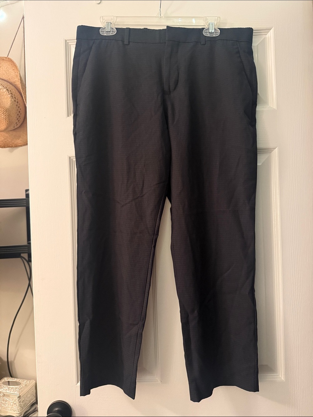 Perry Ellis Men's Black Dress Pants